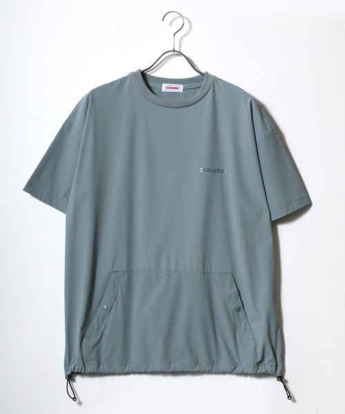 DC ナイロンTシャツ セール】2025SS CONVERSE/コンバース オーバーサイズ 接触冷感