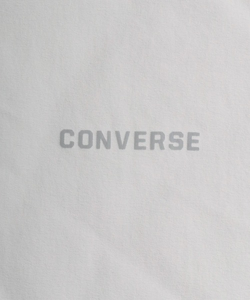 CONVERSE(コンバース)の「CONVERSE/コンバース オーバーサイズ 接触冷感 吸水速乾 ストレッチ ナイロン ワンポイントロゴ 裾ドローコード プルオーバーTシャツ レディース メンズ(Tシャツ/カットソー・メンズ・ライトグレー/スミクロ/ブラック/サックスブルー・M/L/LL)」の11枚目の写真