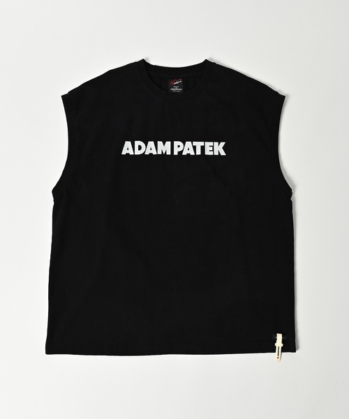 ADAM PATEK(アダムパテック)の「【ADAMPATEK/アダムパテック】basic logo sleeveless/ロゴノースリーブ(Tシャツ/カットソー・レディース・ホワイト/オレンジ/パープル/ブラック・1/2)」の2枚目の写真