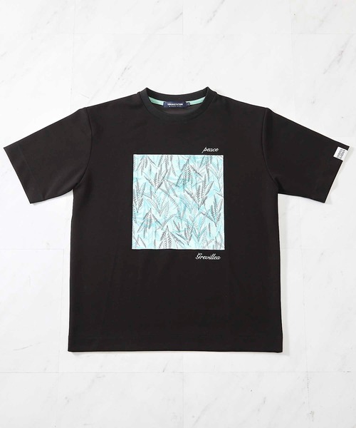 UNION STATION（ユニオンステーション）の「UNION STATION by MEN'S BIGI×HIBIYA-KADAN  コラボ  シルケット Tシャツ（Tシャツ/カットソー・メンズ・ホワイト/ブラック・L/M/LL）」の2枚目の写真