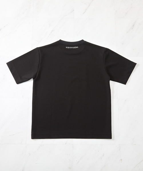 UNION STATION（ユニオンステーション）の「UNION STATION by MEN'S BIGI×HIBIYA-KADAN  コラボ  シルケット Tシャツ（Tシャツ/カットソー・メンズ・ホワイト/ブラック・L/M/LL）」の7枚目の写真