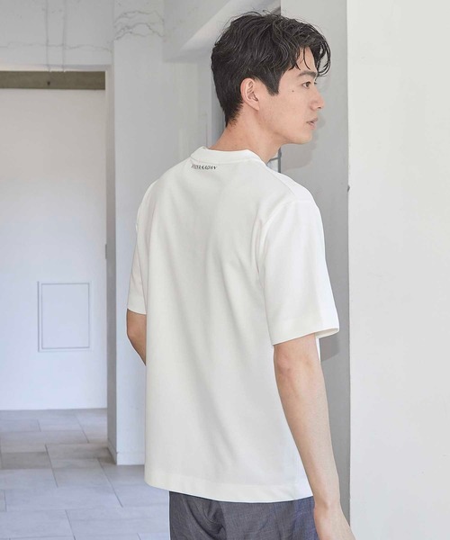 UNION STATION（ユニオンステーション）の「UNION STATION by MEN'S BIGI×HIBIYA-KADAN  コラボ  シルケット Tシャツ（Tシャツ/カットソー・メンズ・ホワイト/ブラック・L/M/LL）」の15枚目の写真