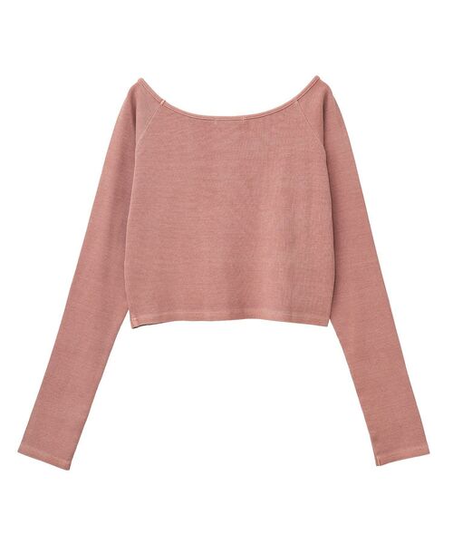 EGOIST（エゴイスト）の「EGOISTピグメントリブプルオーバー（Tシャツ/カットソー・レディース・オレンジ/ライトベージュ/グレー・FREE）」の22枚目の写真