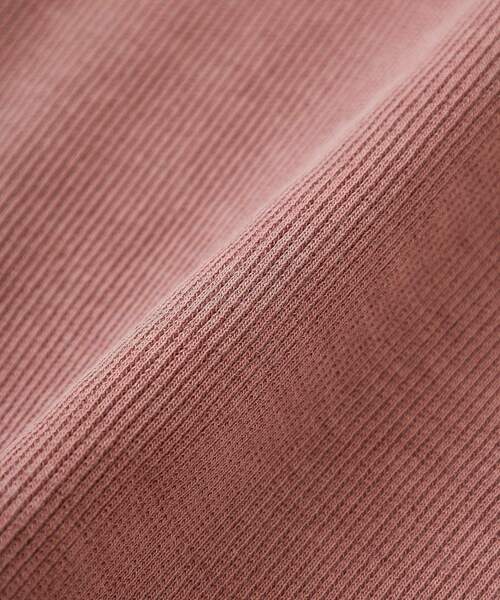 EGOIST（エゴイスト）の「EGOISTピグメントリブプルオーバー（Tシャツ/カットソー・レディース・オレンジ/ライトベージュ/グレー・FREE）」の5枚目の写真