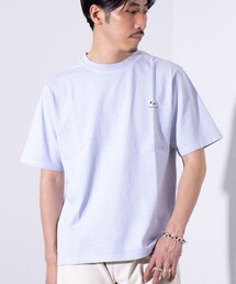GLOSTER | 【GLOSTER/グロスター】16天竺 フレンチブルドッグ刺繍 ショートスリーブTシャツ(Tシャツ/カットソー)