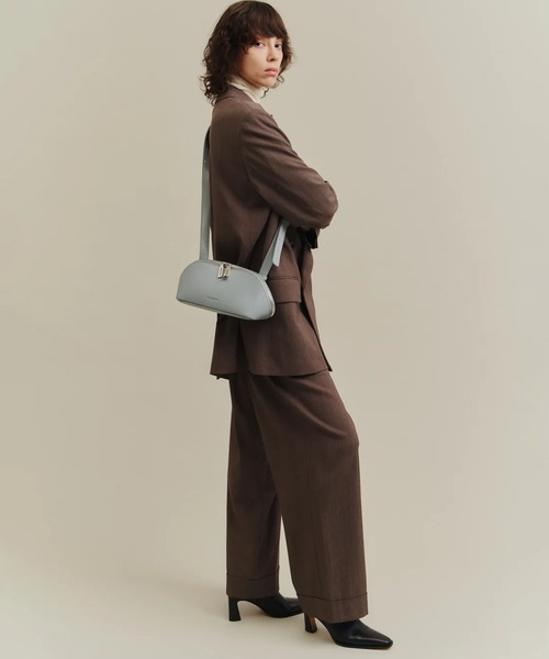 ADD CULUMN(アドカラム)の「【ADD CULUMN/アドカラム】FIGRE BODYBAG VINTAGE/横長ボディバッグ(ショルダーバッグ・レディース・ブラック/ホワイト/イエロー/サックスブルー・FREE)」の20枚目の写真