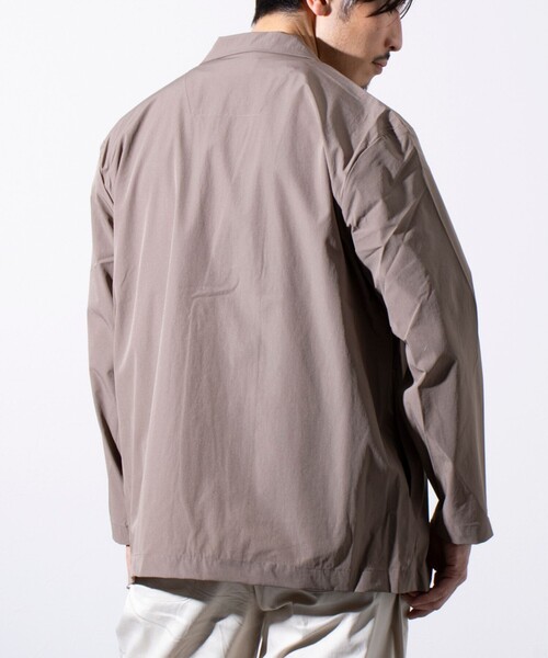 GLOSTER（グロスター）の「【GLOSTER/グロスター】N/PU 接触冷感 フレッシュジャケット テーラードジャケット（テーラードジャケット・メンズ・ベージュ/ブラック・M/L/S）」の8枚目の写真