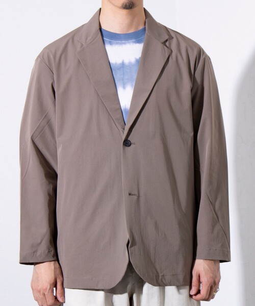 GLOSTER（グロスター）の「【GLOSTER/グロスター】N/PU 接触冷感 フレッシュジャケット テーラードジャケット（テーラードジャケット・メンズ・ベージュ/ブラック・M/L/S）」の14枚目の写真