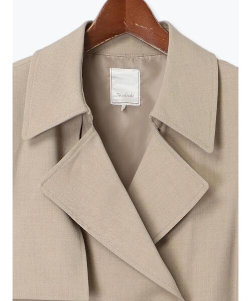 Te chichi（テチチ）の「【宮本茉由着用】ロングジレワンピース（ワンピース・レディース・ベージュ/チャコールグレー・F）」の17枚目の写真