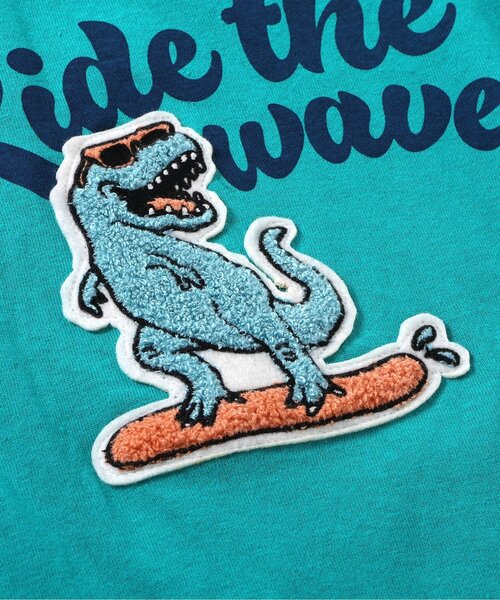 BREEZE（ブリーズ）の「アニマルカレッジロンパス（ロンパース・キッズ・ネイビー/イエロー/グリーン/ピンク/オフホワイト・70/80）」の11枚目の写真