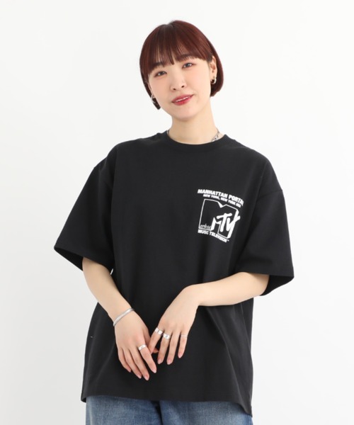 Manhattan Portage(マンハッタンポーテージ)の「S/S Print T-Shirt MTV(Tシャツ/カットソー・メンズ・ホワイト/ブラック・MEDIUM/SMALL/X-LARGE/LARGE)」の2枚目の写真