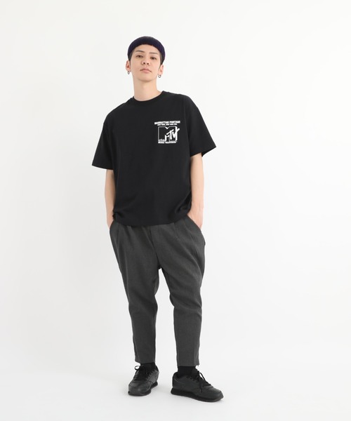 Manhattan Portage(マンハッタンポーテージ)の「S/S Print T-Shirt MTV(Tシャツ/カットソー・メンズ・ホワイト/ブラック・MEDIUM/SMALL/X-LARGE/LARGE)」の7枚目の写真