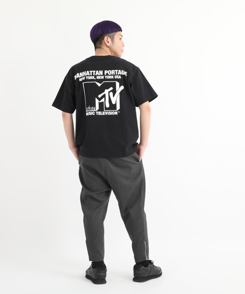 Manhattan Portage(マンハッタンポーテージ)の「S/S Print T-Shirt MTV(Tシャツ/カットソー・メンズ・ホワイト/ブラック・MEDIUM/SMALL/X-LARGE/LARGE)」の11枚目の写真
