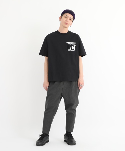 Manhattan Portage(マンハッタンポーテージ)の「S/S Print T-Shirt MTV(Tシャツ/カットソー・メンズ・ホワイト/ブラック・MEDIUM/SMALL/X-LARGE/LARGE)」の8枚目の写真