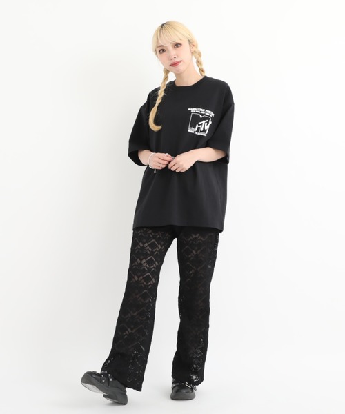 Manhattan Portage(マンハッタンポーテージ)の「S/S Print T-Shirt MTV(Tシャツ/カットソー・メンズ・ホワイト/ブラック・MEDIUM/SMALL/X-LARGE/LARGE)」の12枚目の写真