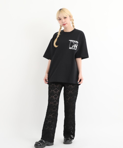 Manhattan Portage(マンハッタンポーテージ)の「S/S Print T-Shirt MTV(Tシャツ/カットソー・メンズ・ホワイト/ブラック・MEDIUM/SMALL/X-LARGE/LARGE)」の13枚目の写真