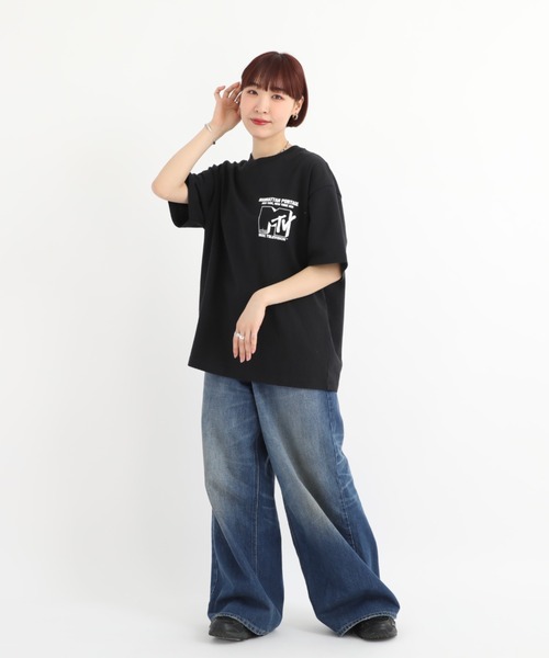 Manhattan Portage(マンハッタンポーテージ)の「S/S Print T-Shirt MTV(Tシャツ/カットソー・メンズ・ホワイト/ブラック・MEDIUM/SMALL/X-LARGE/LARGE)」の3枚目の写真