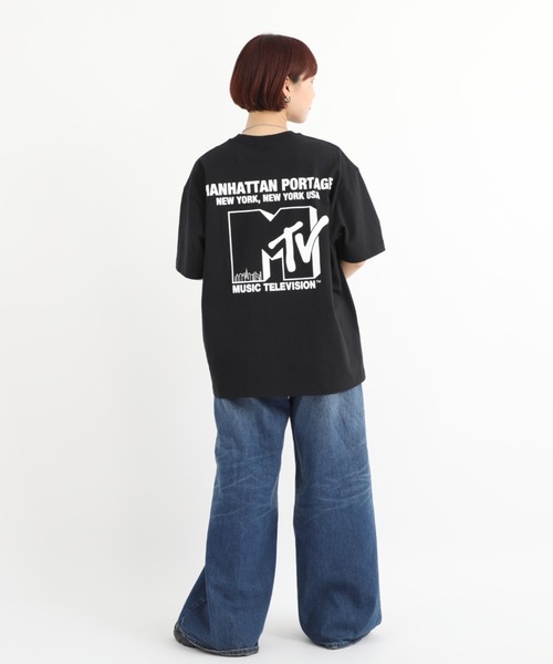 Manhattan Portage(マンハッタンポーテージ)の「S/S Print T-Shirt MTV(Tシャツ/カットソー・メンズ・ホワイト/ブラック・MEDIUM/SMALL/X-LARGE/LARGE)」の6枚目の写真