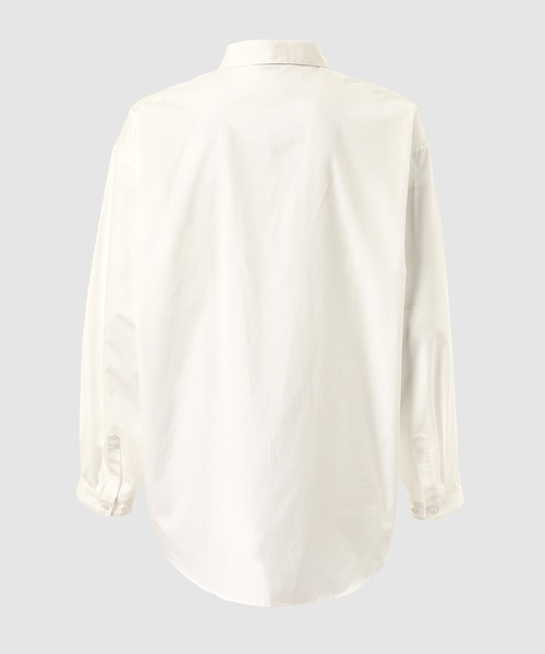 DIGAWEL(ディガウェル)の「Oversized shirt (embroidery)(シャツ/ブラウス・メンズ・ホワイト・1/2)」の2枚目の写真