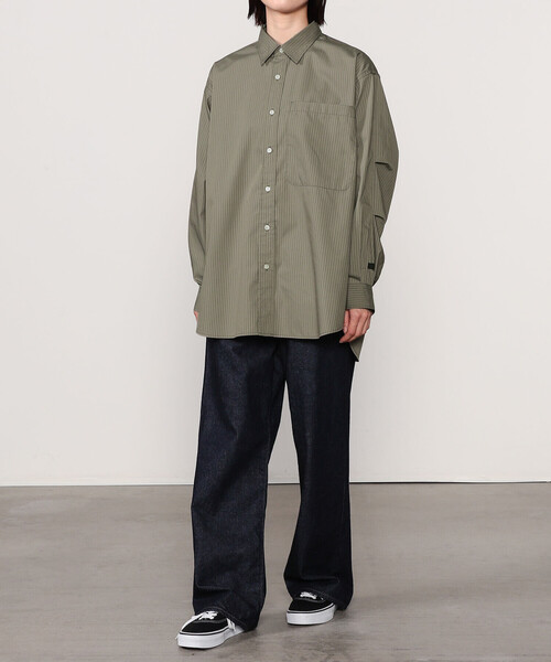 DAIWA PIER39 | W's TECH REGULAR STRIPE SHIRT L/S WOMEN