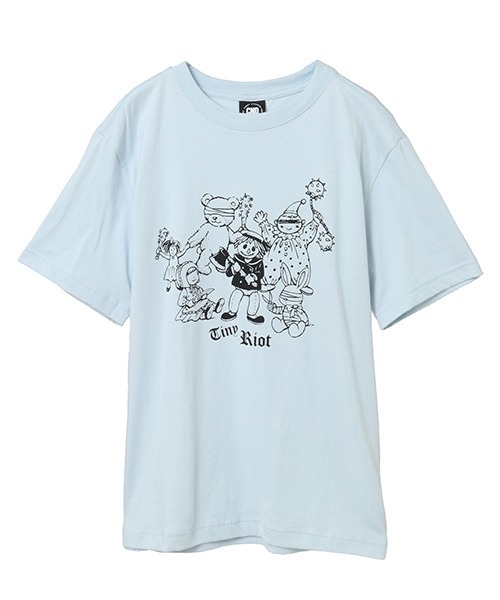 Candy Stripper（キャンディストリッパー）の「TINY RIOT Tシャツ（Tシャツ/カットソー・レディース・オフホワイト/ライトブルー/ブラック/ピンク・M/L/XL）」の21枚目の写真
