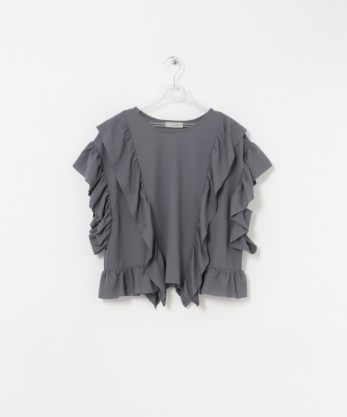 新品タグ付き　LAATO frill frill t-shirts ドアーズ LAATO（ラート）の「FRILL FRILL T-SHIRTS（Tシャツ/カットソー