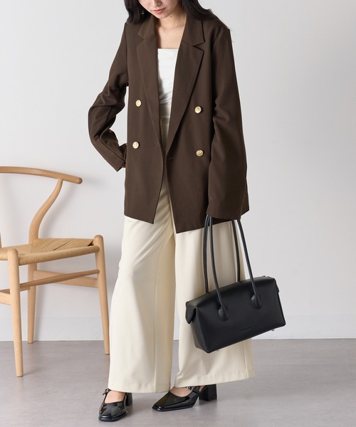 ADD CULUMN（アドカラム）の「【ADD CULUMN】25AW LOP BOSTON M A25W02B438（ボストンバッグ・レディース・ラベンダー/アイボリー/ブラック/ブラウン・FREE）」の9枚目の写真