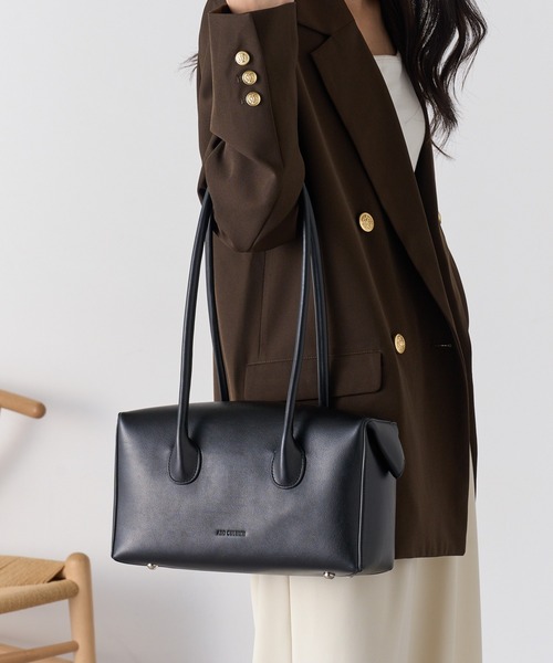 ADD CULUMN（アドカラム）の「【ADD CULUMN】25AW LOP BOSTON M A25W02B438（ボストンバッグ・レディース・ラベンダー/アイボリー/ブラック/ブラウン・FREE）」の6枚目の写真