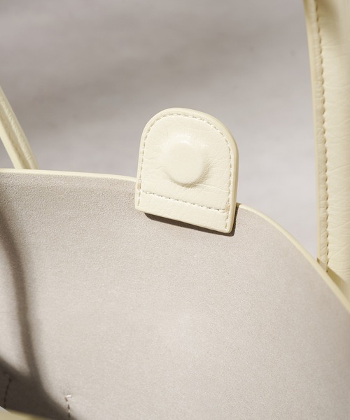 ADD CULUMN（アドカラム）の「【ADD CULUMN】25AW LOP BOSTON M A25W02B438（ボストンバッグ・レディース・ラベンダー/アイボリー/ブラック/ブラウン・FREE）」の18枚目の写真