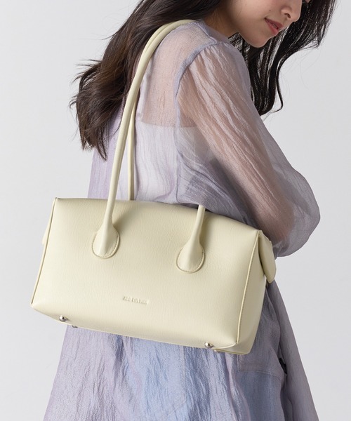 ADD CULUMN（アドカラム）の「【ADD CULUMN】 LOP BOSTON M A25W02B438（ボストンバッグ・レディース・ラベンダー/アイボリー/ブラック/ブラウン・FREE）」の6枚目の写真
