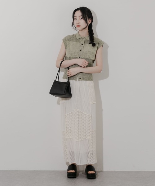 SMELLY（スメリー）の「スクエアミニバッグ（ハンドバッグ・レディース・ブラック/アイボリー・-）」の11枚目の写真