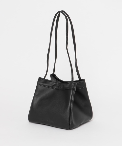 SMELLY（スメリー）の「スクエアミニバッグ（ハンドバッグ・レディース・ブラック/アイボリー・-）」の18枚目の写真