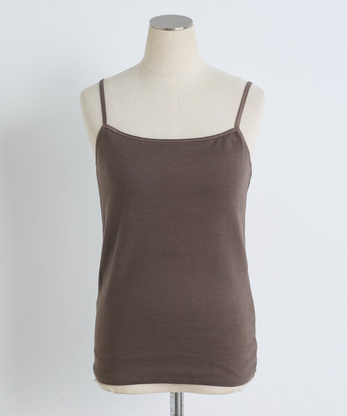 Jena espace merveilleux（ジェナ　エスパスメルヴェイユ）の「カップ付きキャミソール（キャミソール・レディース・グレー/ブラック/オフホワイト・FREE）」の12枚目の写真