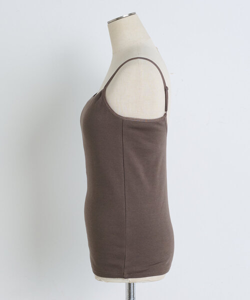 Jena espace merveilleux（ジェナ　エスパスメルヴェイユ）の「カップ付きキャミソール（キャミソール・レディース・グレー/ブラック/オフホワイト・FREE）」の13枚目の写真