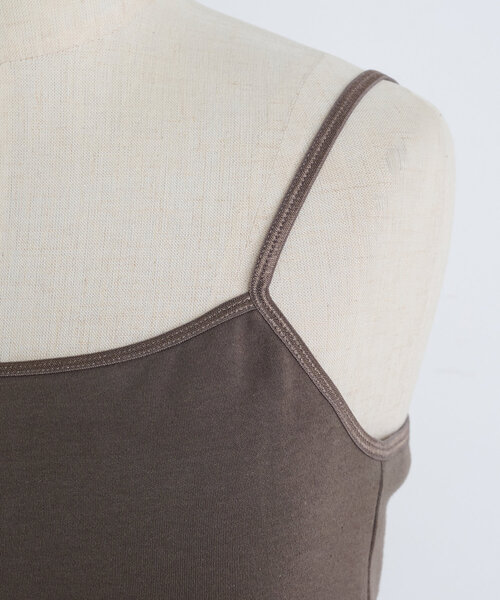 Jena espace merveilleux（ジェナ　エスパスメルヴェイユ）の「カップ付きキャミソール（キャミソール・レディース・グレー/ブラック/オフホワイト・FREE）」の17枚目の写真