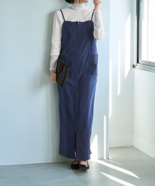 STYLE DELI(スタイルデリ)の「【Made in JAPAN】チュールアクセントリブトップス(Tシャツ/カットソー・レディース・ホワイト/ネイビー/ブラック・MEDIUM)」の10枚目の写真