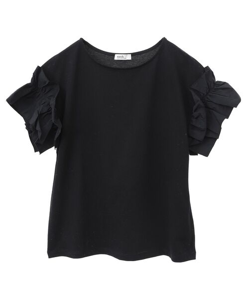 セール】ギャザーフリルスリーブカットソー（Tシャツ/カットソー
