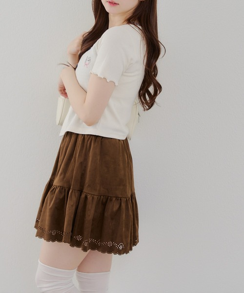 Another Branch olive des olive(アナザーブランチオリーブデオリーブ)の「リボンドッキングカーディガン(Tシャツ/カットソー・レディース・サックスブルー/アイボリー/ネイビー/レッド・FREE)」の13枚目の写真