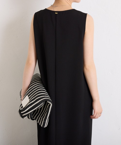 COLLAGE GALLARDAGALANTE（コラージュガリャルダガランテ）の「クールタッチIラインワンピース（ワンピース・レディース・モカ/ブラック/オフホワイト・FREE）」の22枚目の写真