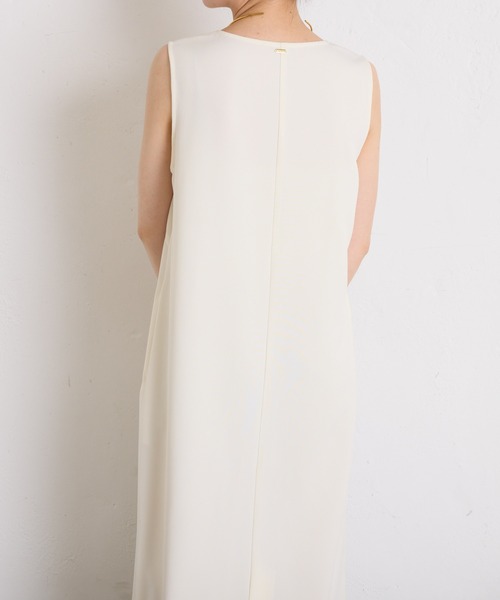 COLLAGE GALLARDAGALANTE（コラージュガリャルダガランテ）の「クールタッチIラインワンピース（ワンピース・レディース・モカ/ブラック/オフホワイト・FREE）」の9枚目の写真