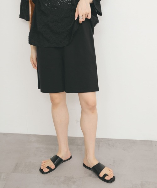 KBF（ケイビーエフ）の「サイクルカットパンツ（その他パンツ・レディース・ブラック/チャコールグレー・ONE）」の4枚目の写真