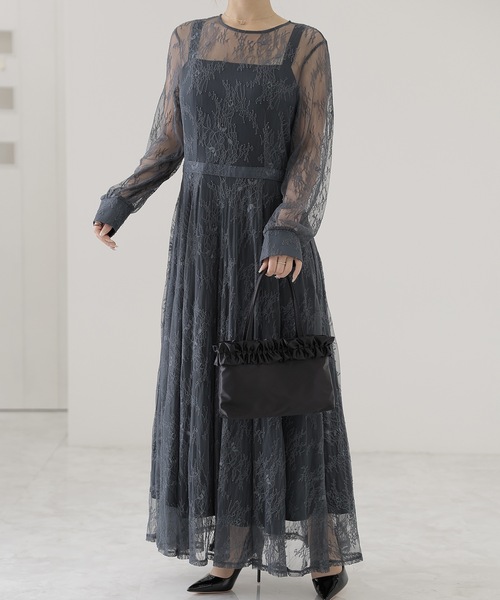Lace Ladies(レースレディース)の「レトロ フリル サテン スクエア トートバッグ(トートバッグ・レディース・ベージュ/ブラック・FREE)」の5枚目の写真