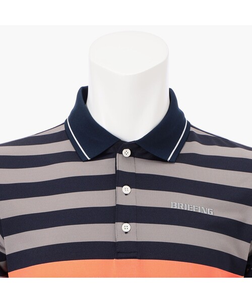 BRIEFING MENS STRIPE POLO ボーダーポロシャツ メンズ セール】MEN'S MARINE STRIPE POLO（ポロシャツ）｜BRIEFING