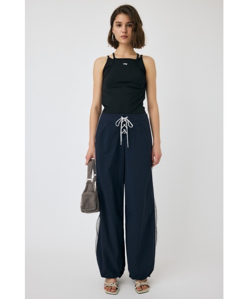 MOUSSY（マウジー）の「LAYERED キャミソール（キャミソール・レディース・ネイビー/ホワイト/ブラック・FREE）」の9枚目の写真