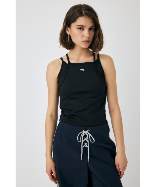 MOUSSY（マウジー）の「LAYERED キャミソール（キャミソール・レディース・ネイビー/ホワイト/ブラック・FREE）」の10枚目の写真