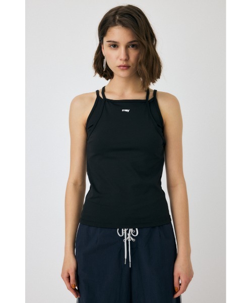 MOUSSY（マウジー）の「LAYERED キャミソール（キャミソール・レディース・ネイビー/ホワイト/ブラック・FREE）」の12枚目の写真