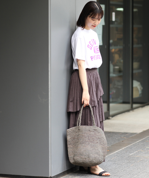 MADE IN MADA（メイドインマダ）の「《WEB限定追加2》【MADE IN MADA /メイドインマダ】ALICE MM BAG：バッグ（トートバッグ・レディース・グレー/ベージュ・FREE）」の5枚目の写真