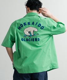 KRIFF MAYER | KRIFF MAYER クリフメイヤー オーバーサイズスーベニア刺繍オープンカラー半袖シャツ 2445102(シャツ/ブラウス)