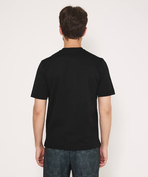 DESIGNWORKS(デザインワークス)の「超度詰微起毛スムース ハーフジップ Tシャツ(Tシャツ/カットソー・メンズ・ブラック/ホワイト・44/46/48/50)」の5枚目の写真
