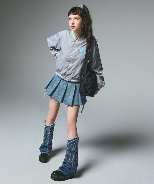 X-girl（エックスガール）の「SIDE DRAWSTRING BAG（ショルダーバッグ・レディース・ブラック/ライトグレー・ONE SIZE）」の16枚目の写真